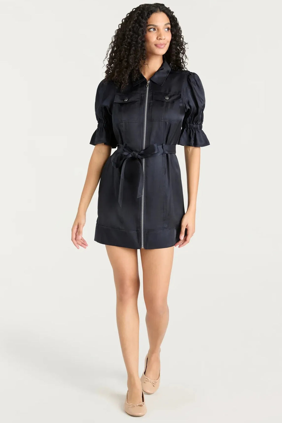 Holly Dress In Navy-Cinq A Sept-Tocca Finita