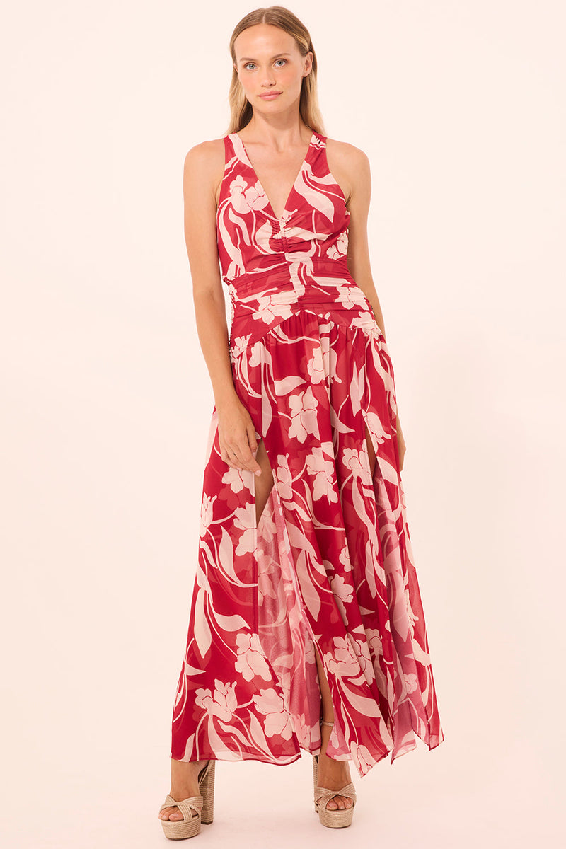 Imogen Dress Cherry Flora-Misa-Tocca Finita