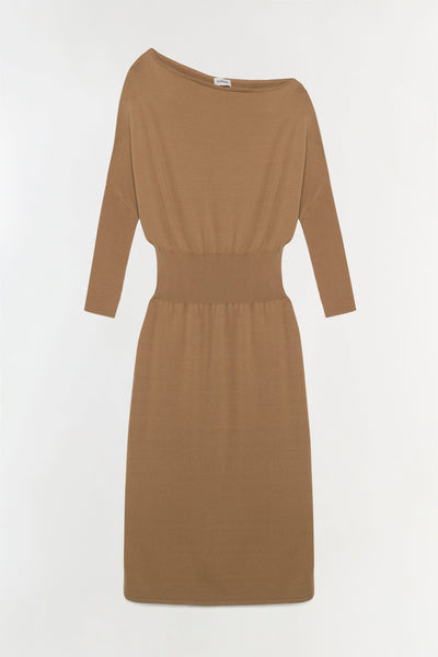 Janese Dress in Camel-Simkhai-Tocca Finita