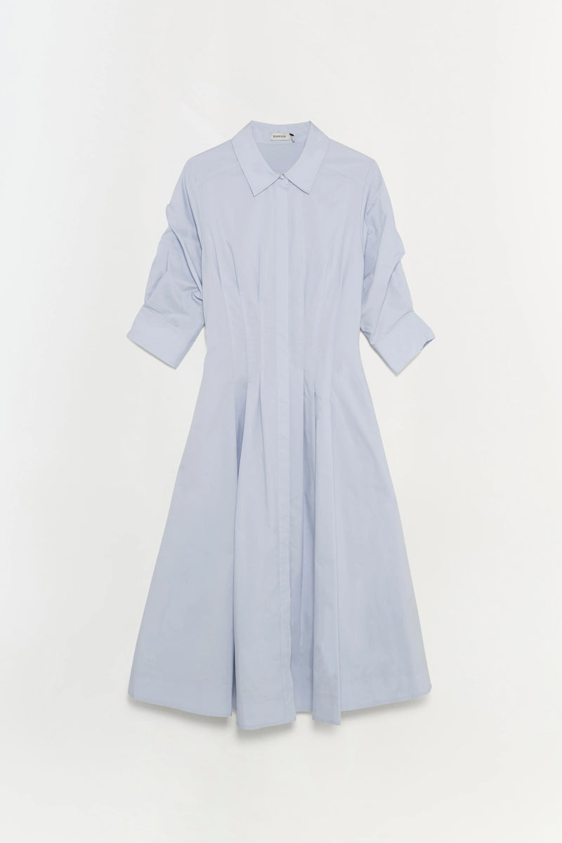 Jazz Pintuck Midi Dress In Periwinkle-SIMKHAI-Tocca Finita