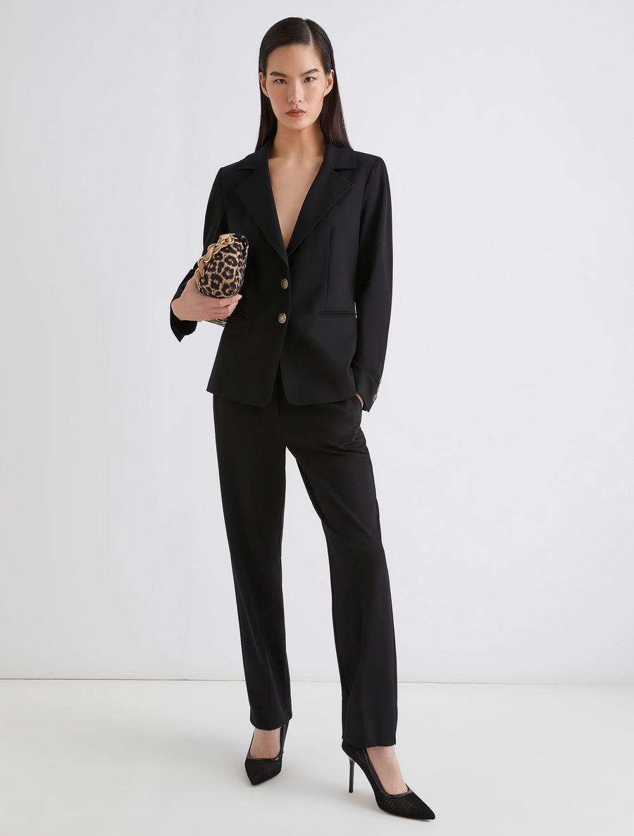 Jersey Trousers Black-Marella-Tocca Finita