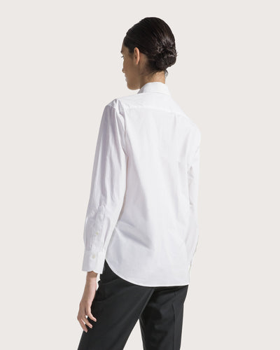 Jewel Poplin Shirt White-Seventy-Tocca Finita