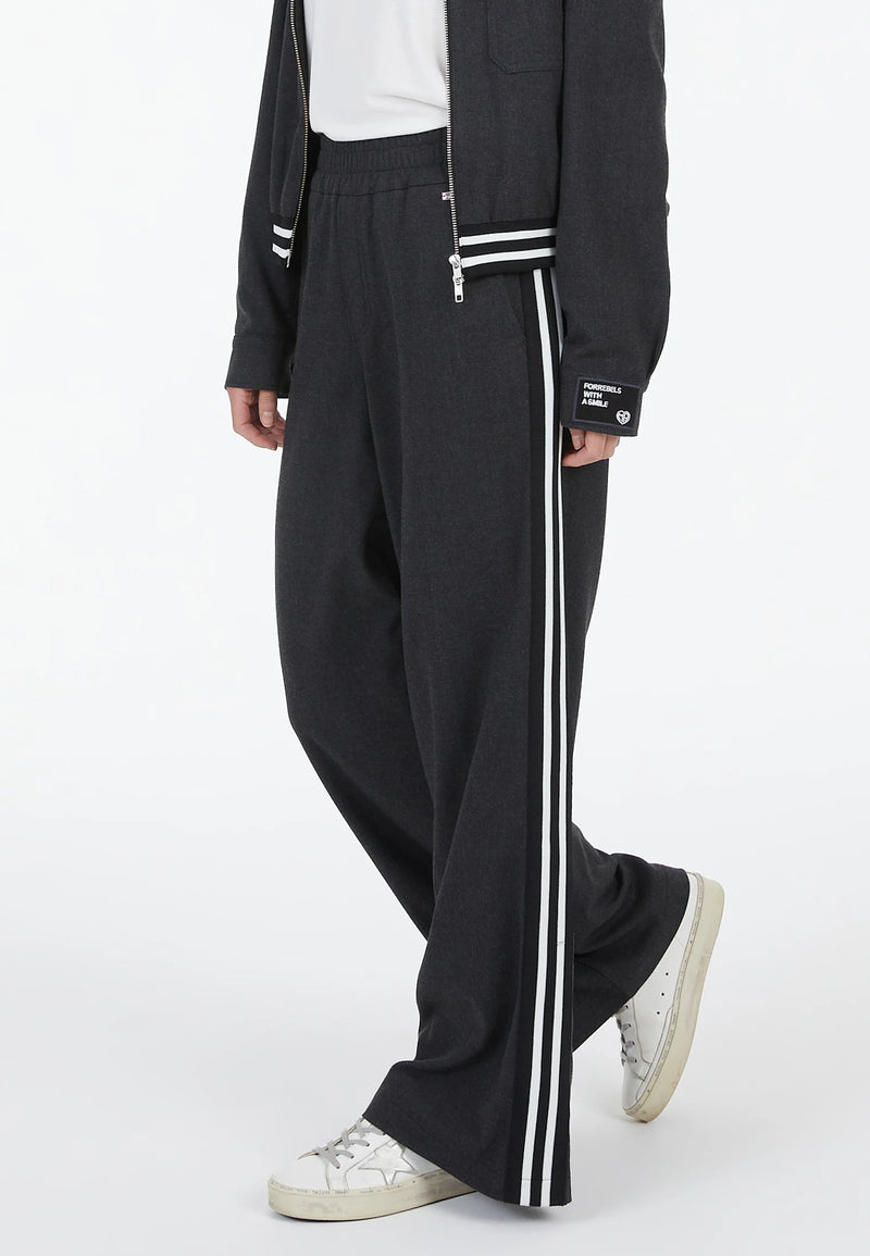 Jogger Trousers Charcoal Varied-Marc Aurel-Tocca Finita
