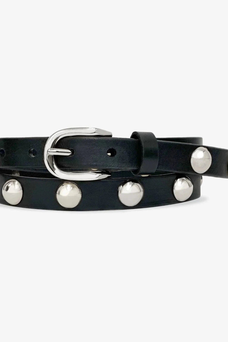 Joni Belt With Silver-Brave Leather-Tocca Finita