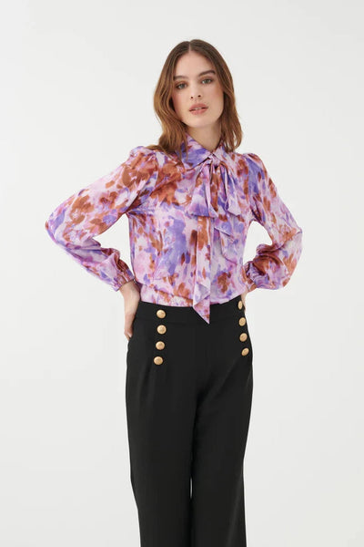 Kikki Blouse In Atlas Purple-Dea Kudibal-Tocca Finita
