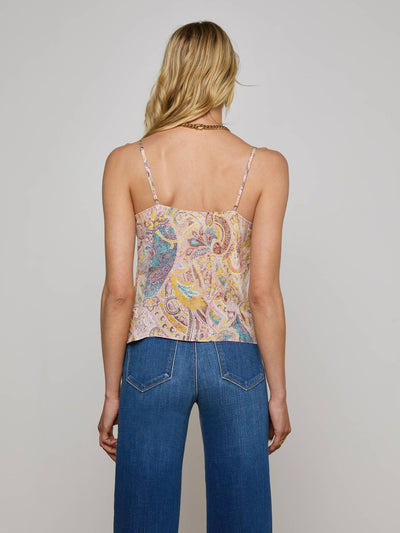 Kilah Lace Cami Top Multi Western Paisley-L'Agence-Tocca Finita