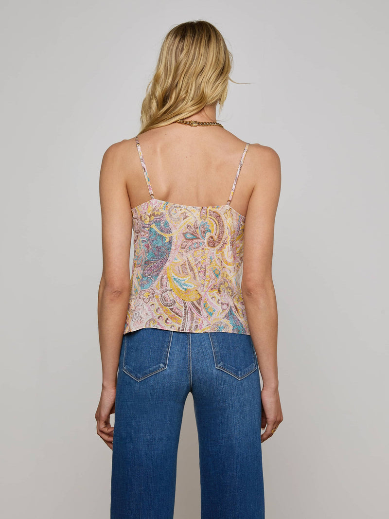Kilah Lace Cami Top Multi Western Paisley-L&