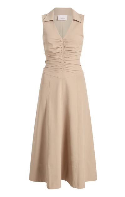 Kilda Khaki Dress-Cinq A Sept-Tocca Finita