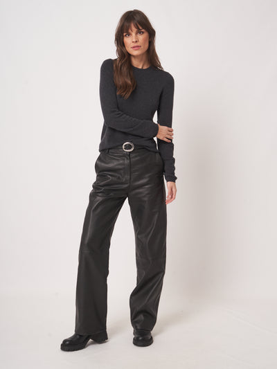 Knitted Pullover Grey-Repeat-Tocca Finita