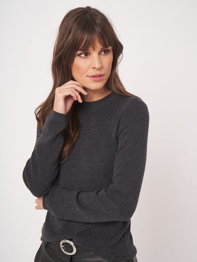 Knitted Pullover Grey-Repeat-Tocca Finita