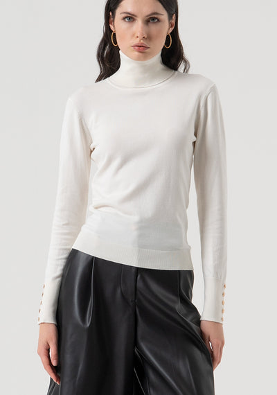 Knitwear With High Neck-Fracomina-Tocca Finita