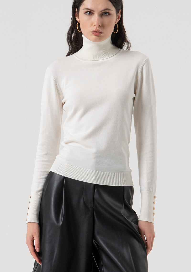 Knitwear With High Neck-Fracomina-Tocca Finita