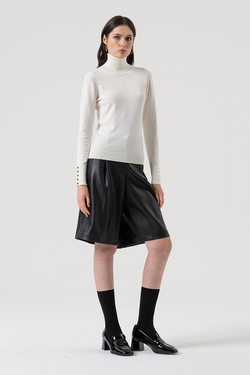 Knitwear With High Neck-Fracomina-Tocca Finita