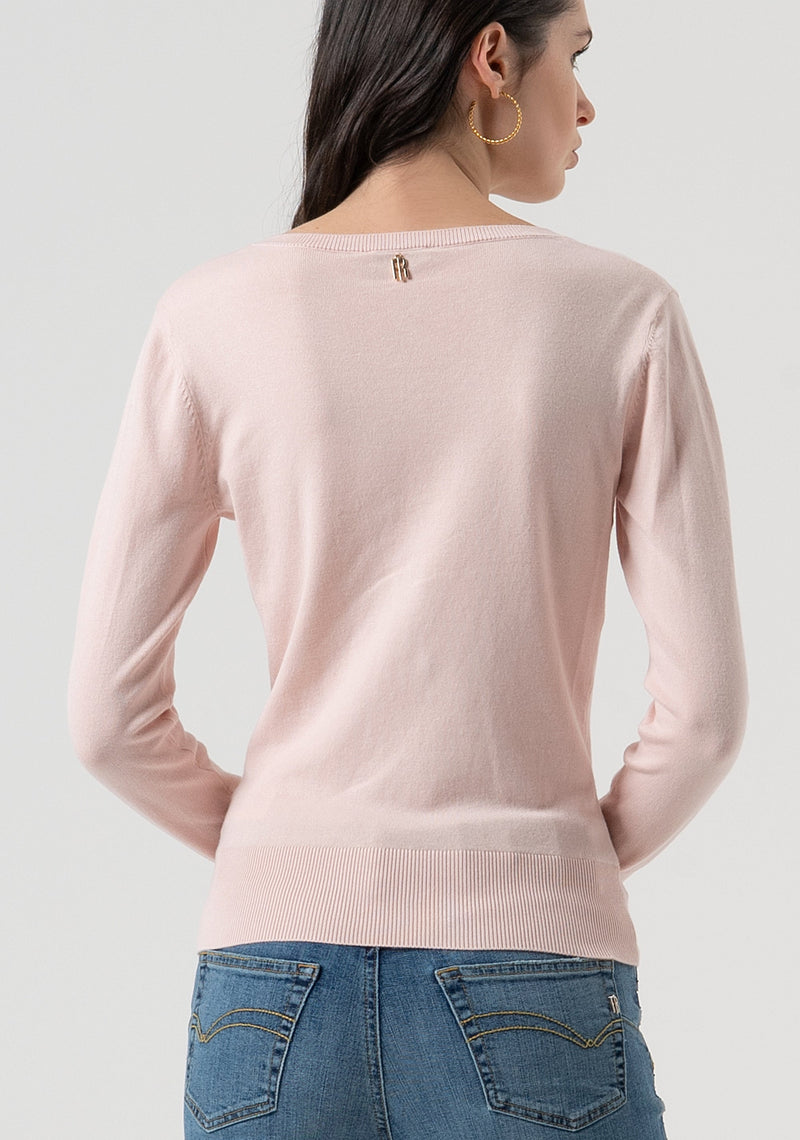 Knitwear With V-Neck-Fracomina-Tocca Finita