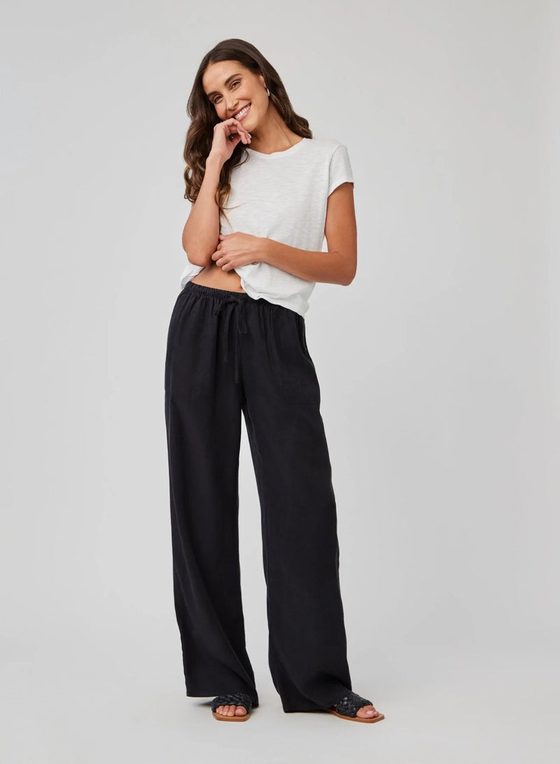 Kylie Wide Leg Drawstring Pant-Bella Dahl-Tocca Finita