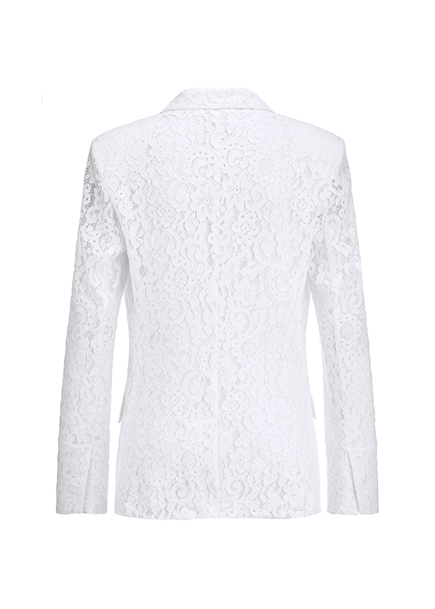 Lace Blazer With Flap Pockets-Riani-Tocca Finita