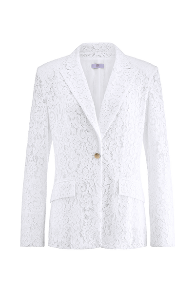 Lace Blazer With Flap Pockets-Riani-Tocca Finita