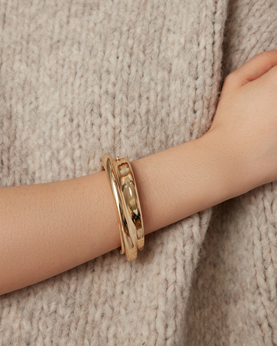 Lennon Bangle Gold-Jenny Bird-Tocca Finita