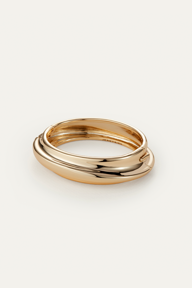 Lennon Bangle Gold-Jenny Bird-Tocca Finita
