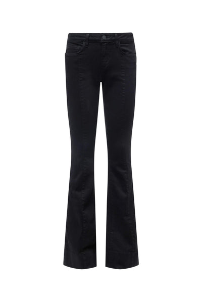 Leonora Low Rise Flare Denim Black-L'Agence-Tocca Finita