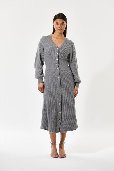 LeonoraDEA Dress Grey Melange-Dea Kudibal-Tocca Finita