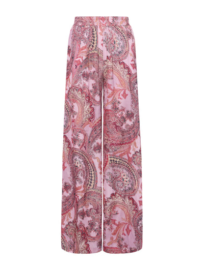 Lillian Wide Leg Pant Mauve Multi French Paisley-L'Agence-Tocca Finita