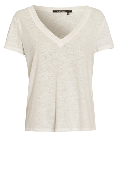 Linen Shirt with Metallic Effect-Marc Aurel-Tocca Finita