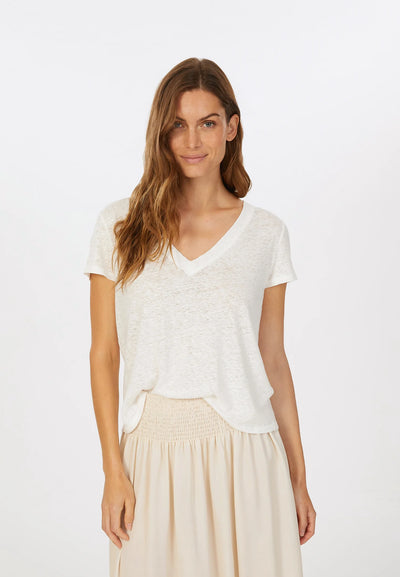 Linen Shirt with Metallic Effect-Marc Aurel-Tocca Finita
