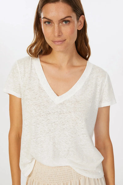 Linen Shirt with Metallic Effect-Marc Aurel-Tocca Finita