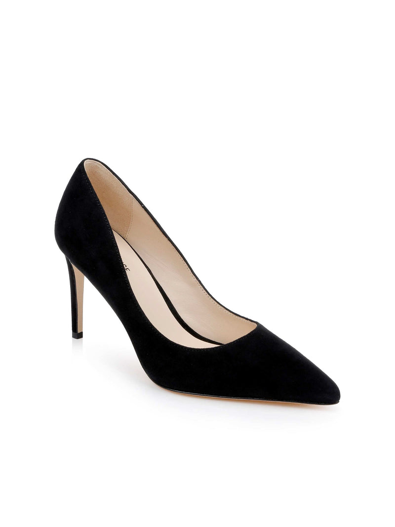 Maelle Suede Pump Black Suede-L&