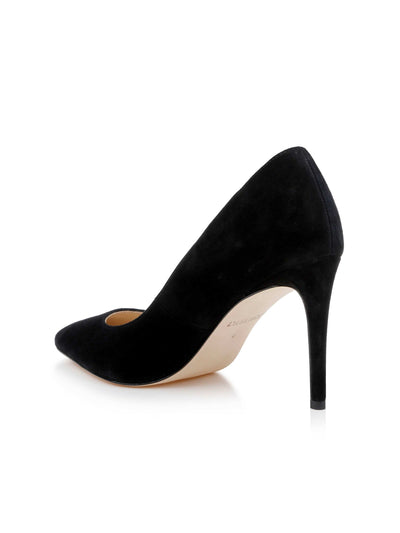 Maelle Suede Pump Black Suede-L'Agence-Tocca Finita