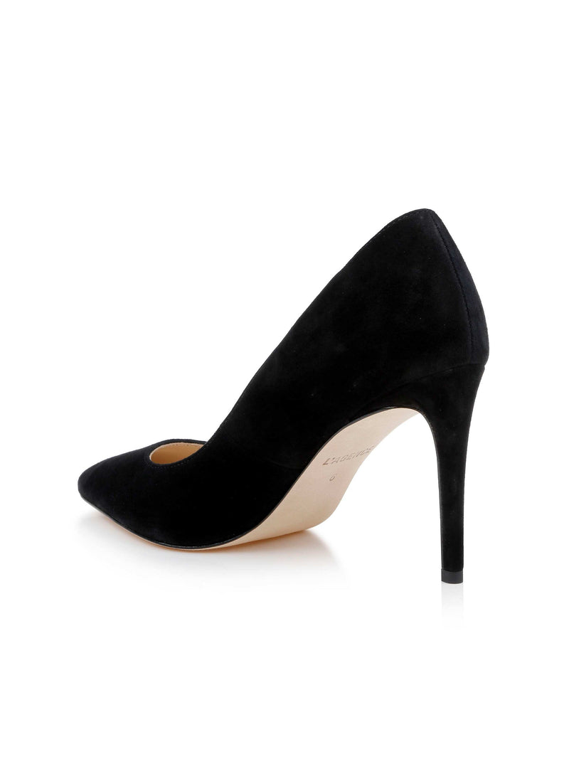 Maelle Suede Pump Black Suede-L&