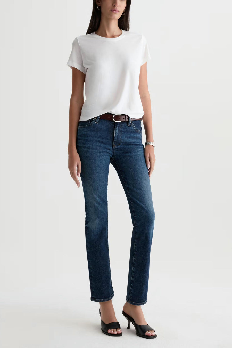 Mari Crop Jean Night Cap-AG Jeans-Tocca Finita