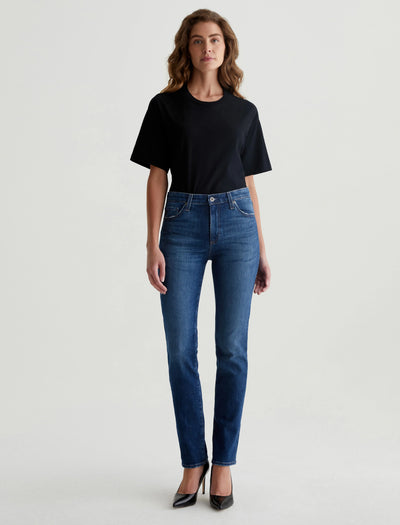 Mari Mid-Rise Slim Straight In Mykonos-AG Jeans-Tocca Finita