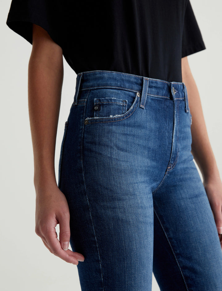 Mari Mid-Rise Slim Straight In Mykonos - AG Jeans – Tocca Finita