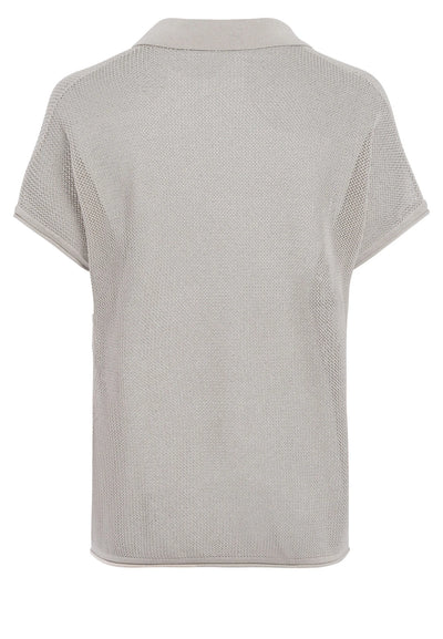 Mesh Polo Cardigan-Marc Aurel-Tocca Finita