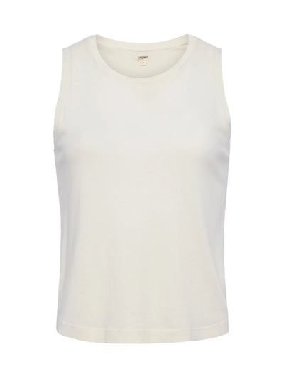 Mikaela Cotton Tank In Light Pearl-L'Agence-Tocca Finita