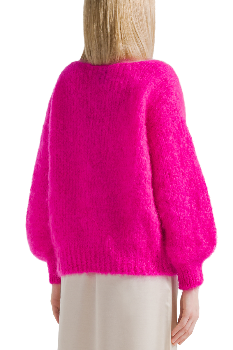 Milana Mohair Knit Neon Pink-American Dreams-Tocca Finita