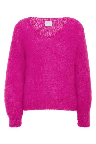 Milana Mohair Knit Neon Pink-American Dreams-Tocca Finita