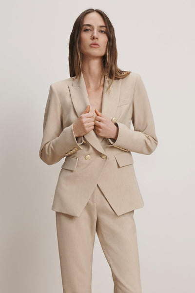 Miller Dickey Jacket Heathered Sand-Veronica Beard-Tocca Finita