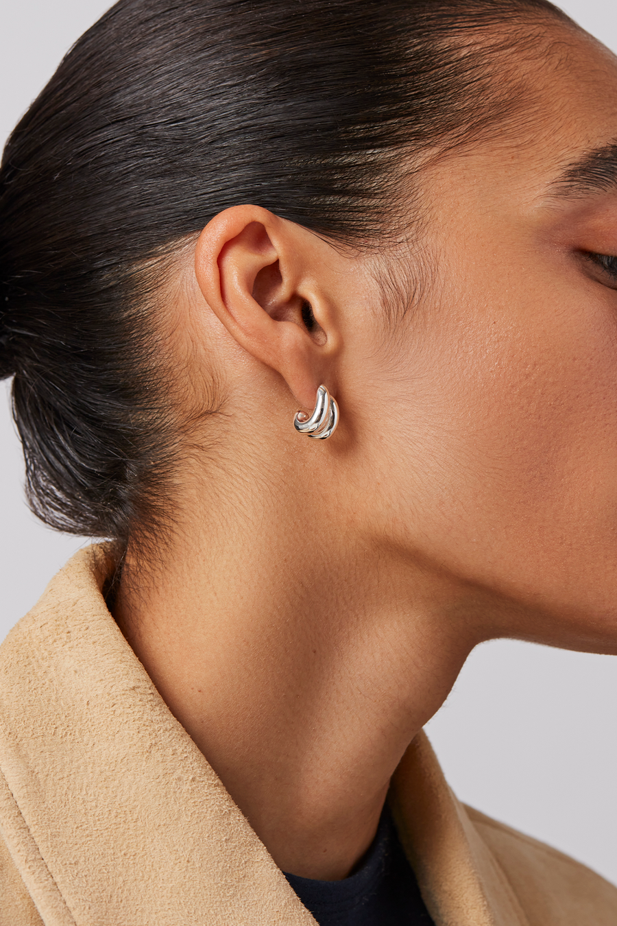 Mini Florence Earrings Silver-Jenny Bird-Tocca Finita