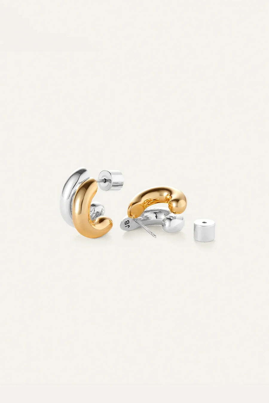 Mini Florence Earrings Two-Tone-Jenny Bird-Tocca Finita