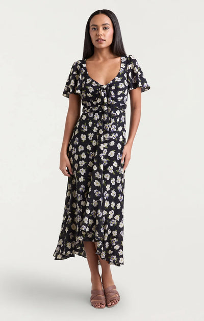 Mini Tossed Poppies Isha Dress-Cinq A Sept-Tocca Finita