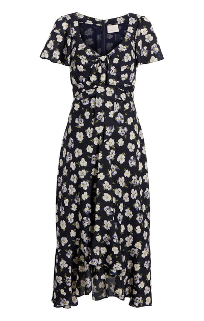 Mini Tossed Poppies Isha Dress-Cinq A Sept-Tocca Finita