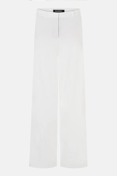Mira Linen Pant in Pure White-Cambio-Tocca Finita