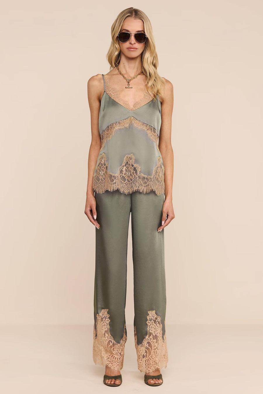 Mirel Pant Smokey Olive/Praline-L&