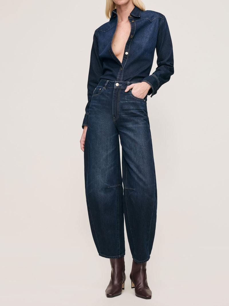 Miro Barrel High Rise 28" Jeans Ventura-DL1961-Tocca Finita