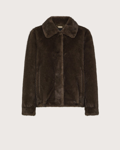 Mock Mink Jacket Brown-Seventy-Tocca Finita