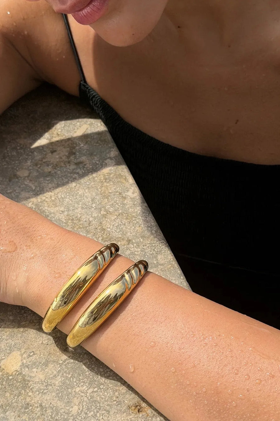Nelle Bangle Gold-Jenny Bird-Tocca Finita
