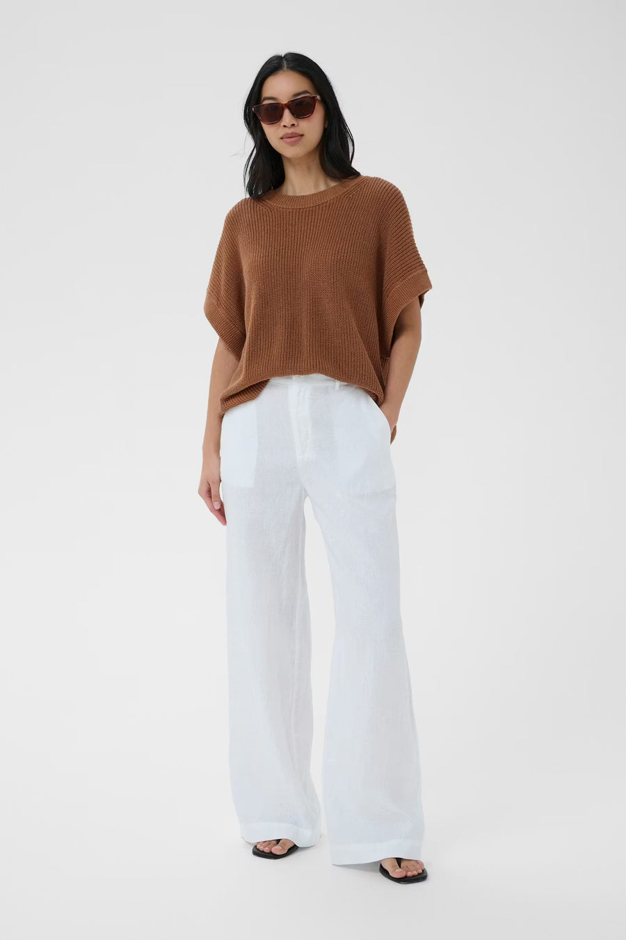 NinnesPW Trousers Bright White-Part Two-Tocca Finita